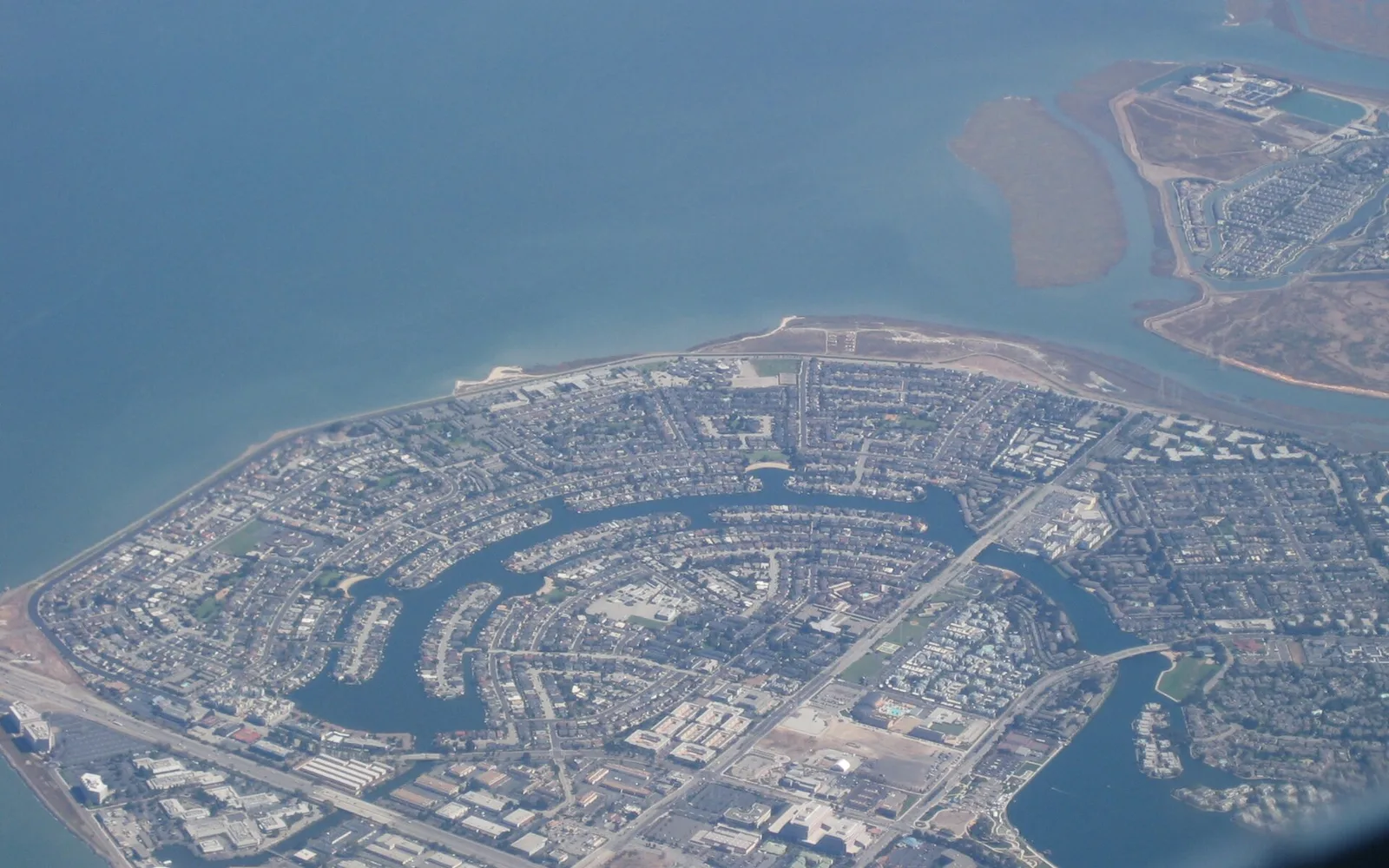 Aerial view of Foster City in October 2005.